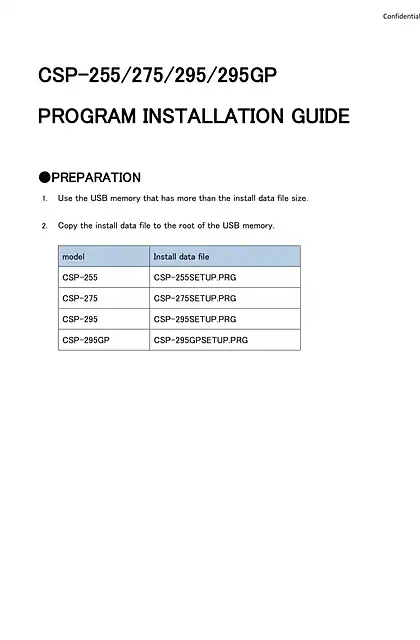 yamaha雅马哈CSP-255_275_295_295GP Installation Guide